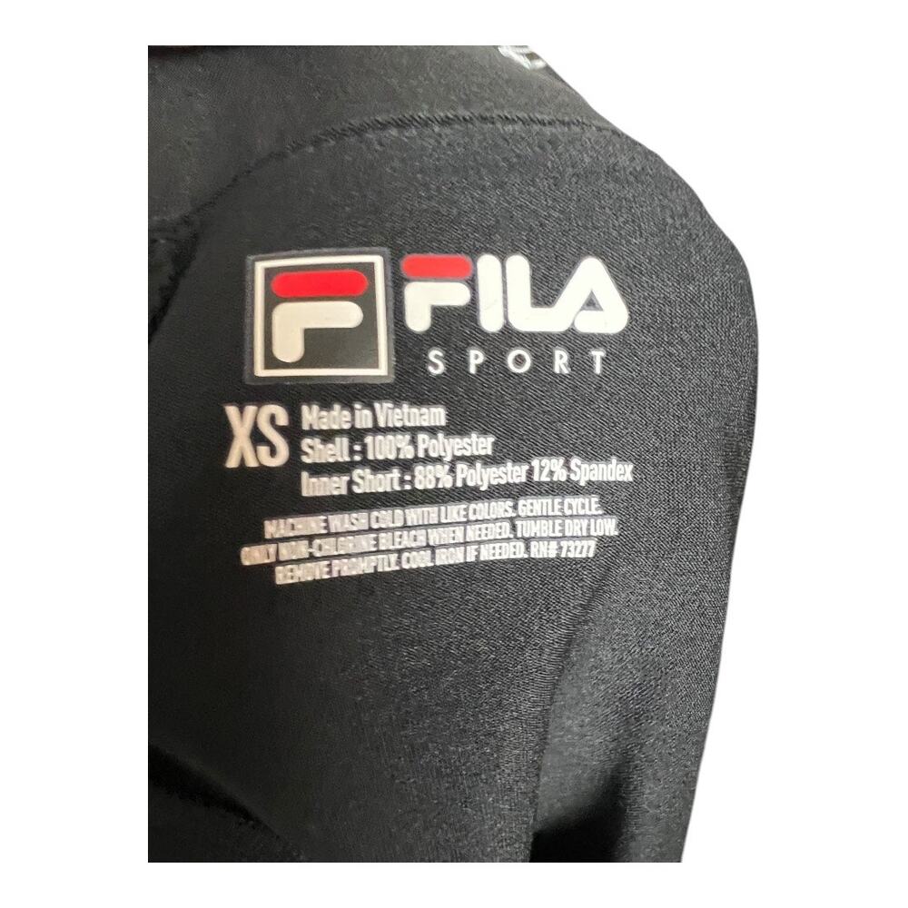 Fila Tennis Skirt Black Skort Golf Athleisure Preppy XS Athletic - Picture 6 of 7